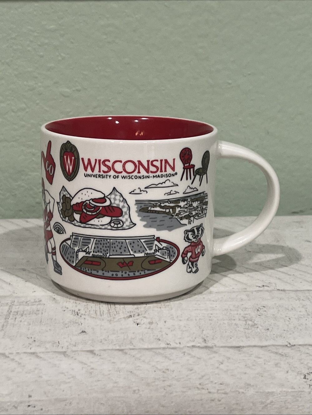 Starbucks Been There Series Campus Collection University Wisconsin Madison Mug
